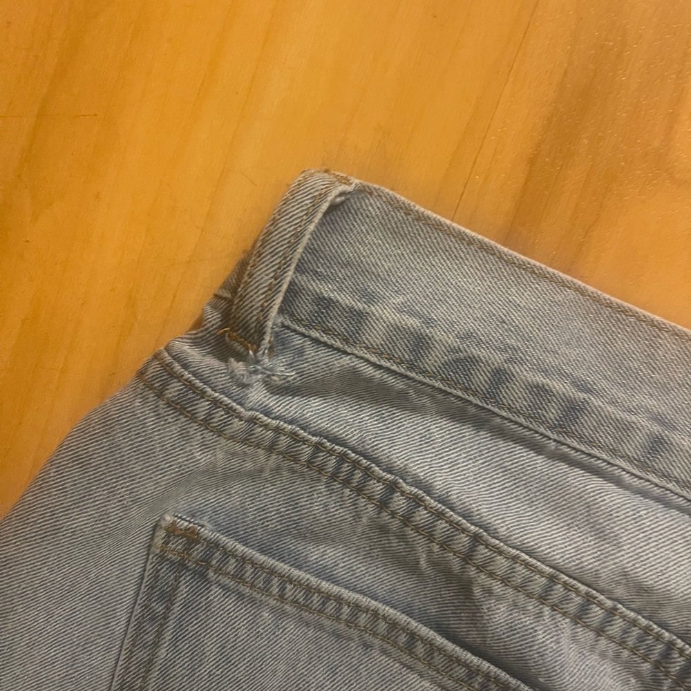 White Fox Fashion Society Jeans Mid Rise Straight Leg Preppy Denim waist 30 - Picture 8 of 8